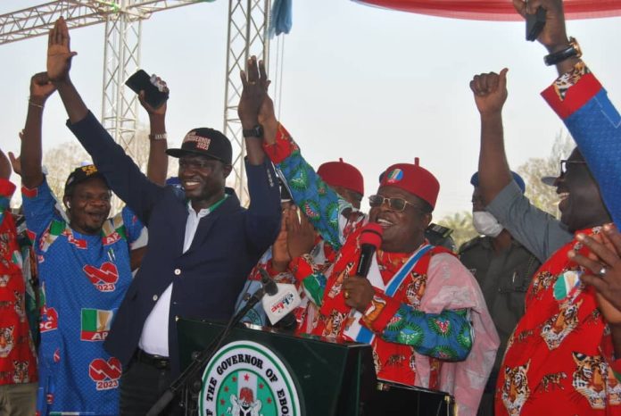 gubernatorial candidate of the All Progressives Congress (APC) in Ebonyi State, Francis Ogbonna Nwifuru, has flagged off his campaign rally