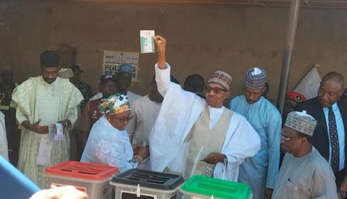 Buhari, Wife vote