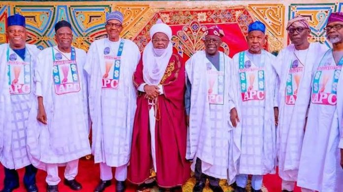 Buhari present Tinubu