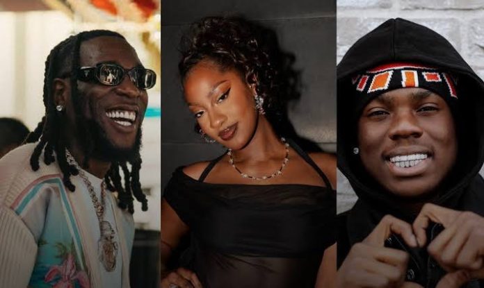 Burna Boy, Tems and Rema