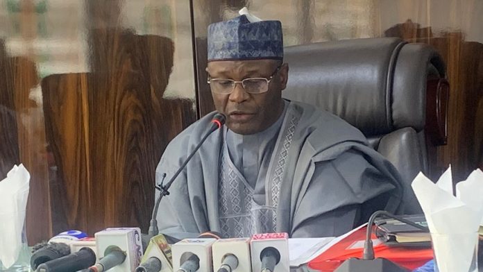 Chairman of INEC, Professor Mahmood Yakubu