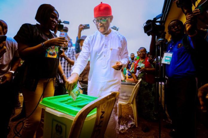 Okowa votes
