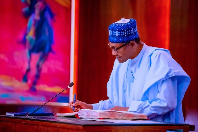 Buhari signs