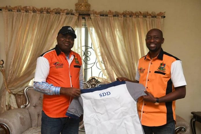 Dr Kolawole Oredipe and Douye Diri