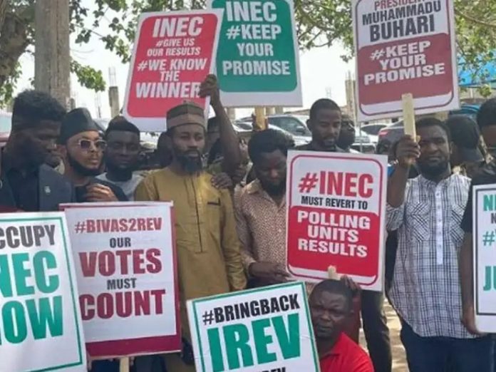 Election result protest