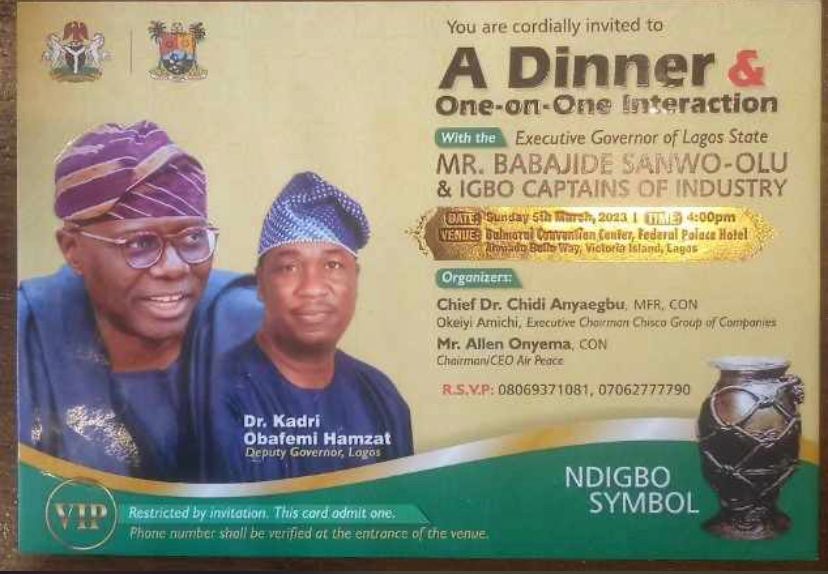 Invitation card - THEWILL NEWS MEDIA