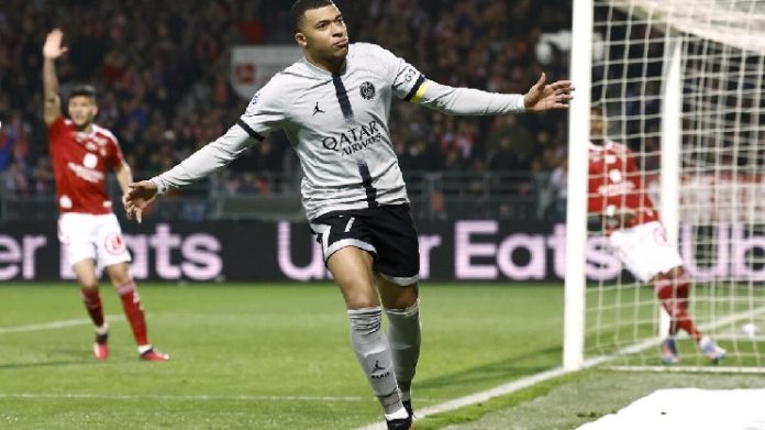 Mbappe against brest