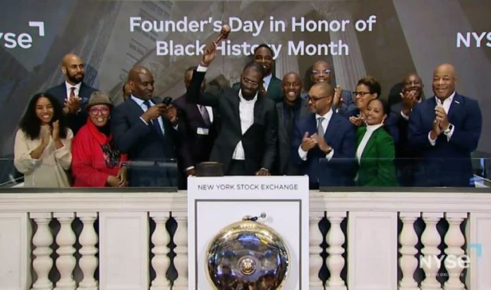 Olugbenga Agboola Rings NYSE Closing Bell