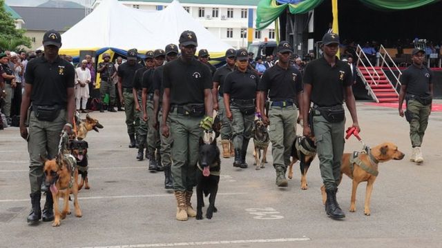 Police and dog