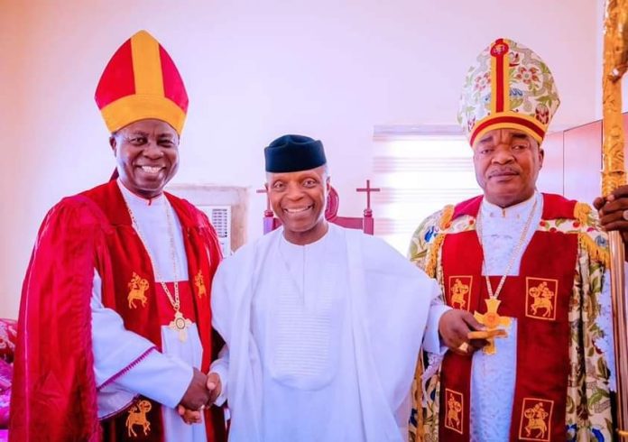 Yemi Osinbajo at Methodist Church Abuja