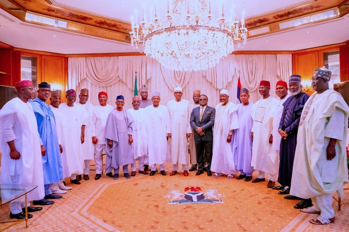 APC Governor s with Buhari