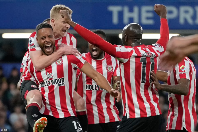 Brentford players