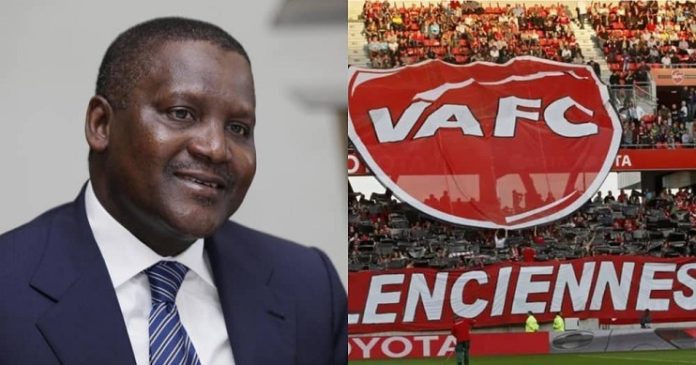Dangote To Acquire French Football Club Valenciennes FC