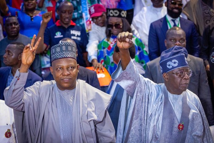 Kasim Shettima and Bola Ahmed Tinubu