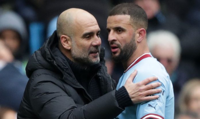 Pep Guardiola Kyle Walker