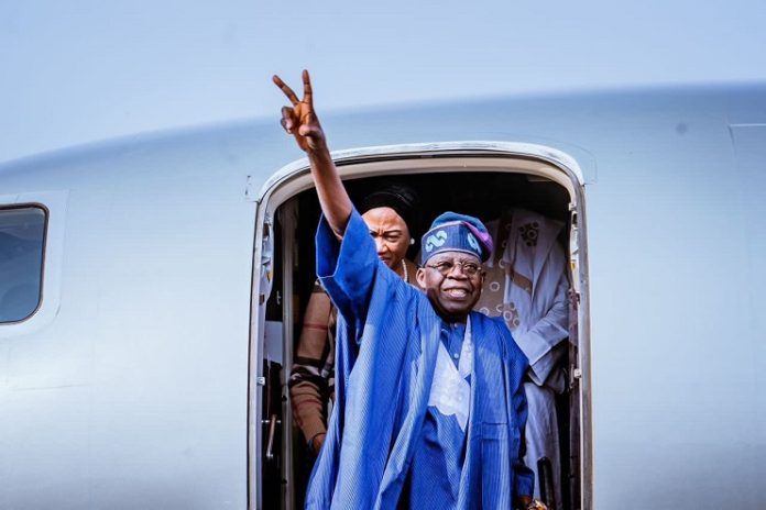 Tinubu arrives