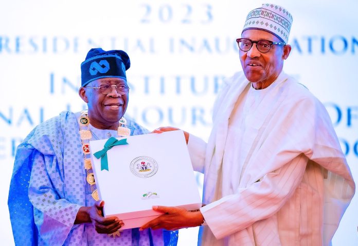 Buhari Hands Over Transition Documents To Tinubu