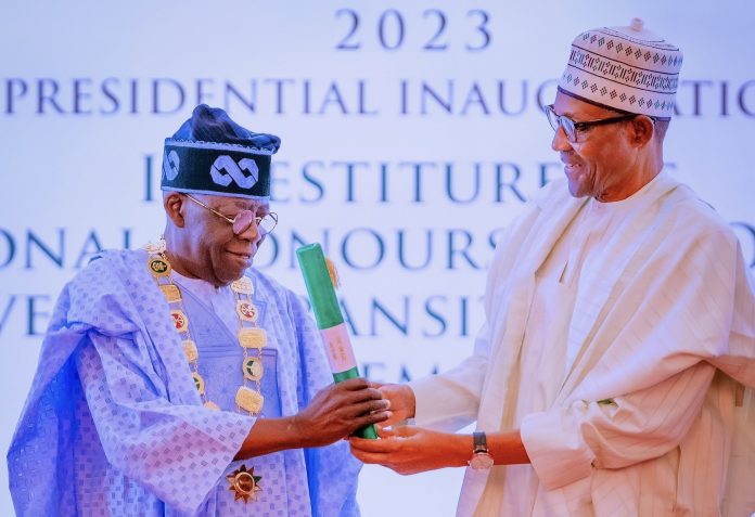 Buhari Tinubu GCFR baton