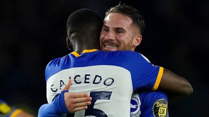 Caicedo and Mac Allister