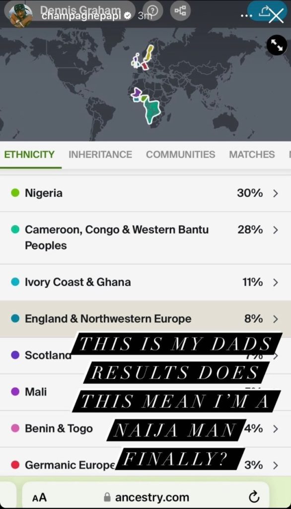 Drake DNA ancestry - THEWILL NEWS MEDIA