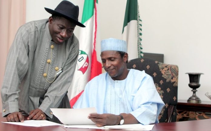 GE Jonathan and Umaru Musa Yar’Adua Umaru Musa Yar’Adua