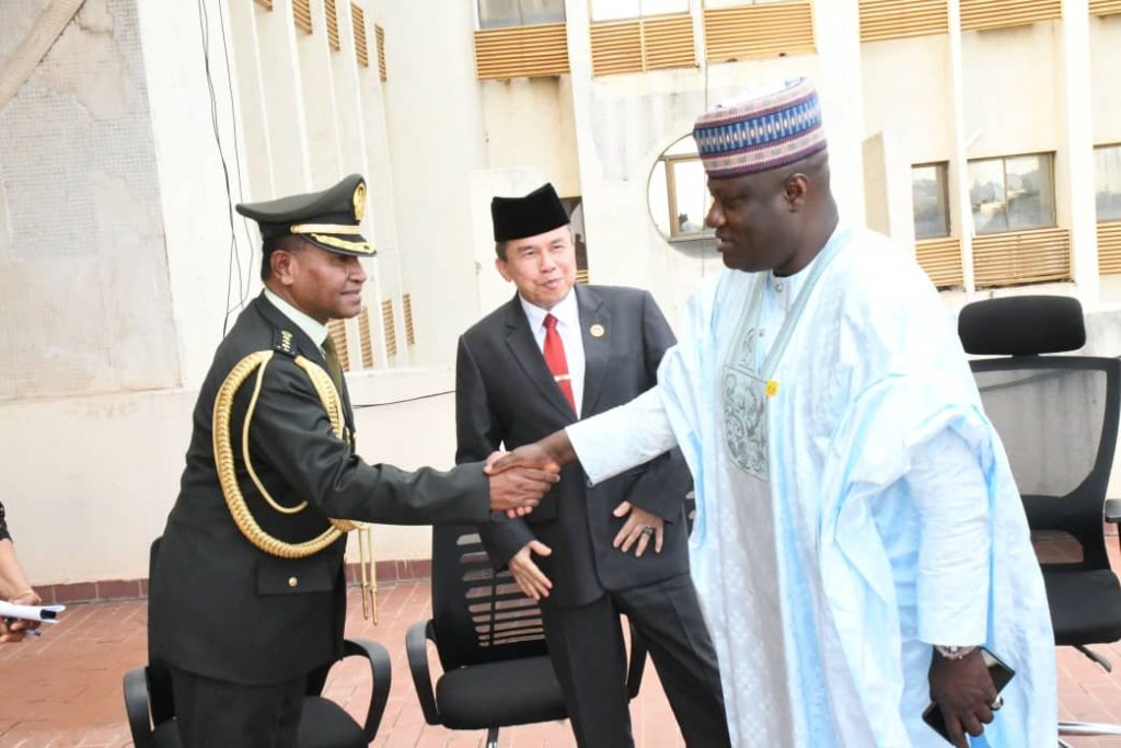 Retired Major General Bashir, represented by the Permanent Secretary, Ministry of Defence, Dr Ibrahim Kana, signed the agreement on behalf of Nigeria, while the Indonesian Ambassador to Nigeria, Dr Hustra Harahap - THEWILL NEWS MEDIA