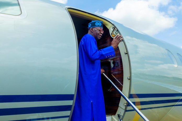 Tinubu departs nigeria Tinubu departs nigeria