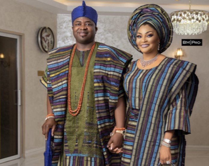 Oba Saheed Ademola and Olori Sekinat Elegushi