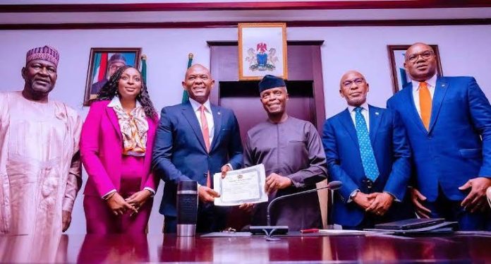 Osinbajo, Tony Elumelu, Transcorp power