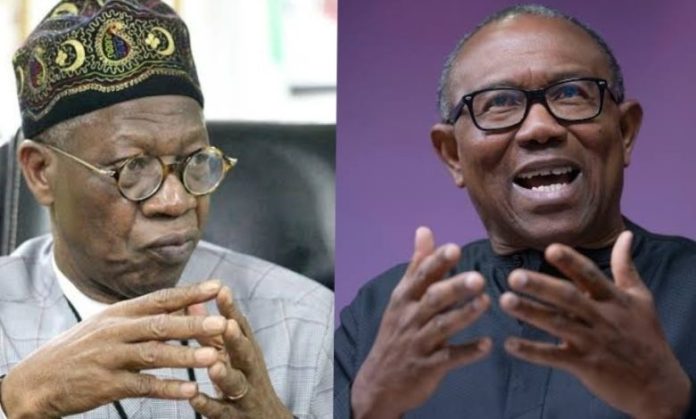 Peter Obi and Lai Mohammed