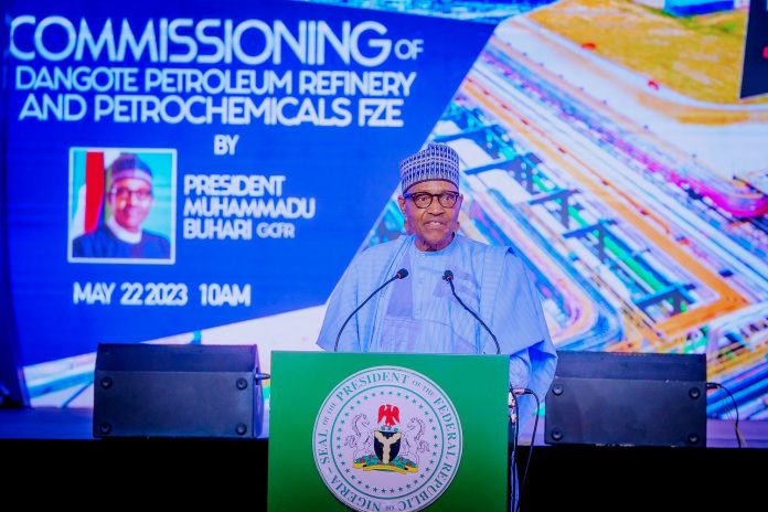 President-Muhammadu-Buhari-Inaugurates-Dangote-Petroleum-Refinery-in-Lagos-on-22nd-May-2023