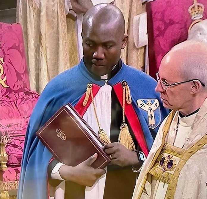 Reverend Tosin Oladipo at king charles Coronation