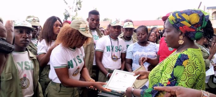 State Coordinator of the National Youth Service Corps (NYSC) in Ebonyi State, Mrs Mercy Bamai