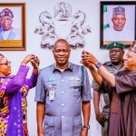 Shettima Decorates New Customs Comptroller-General Adewale Adeniyi