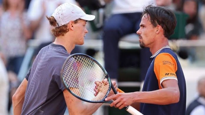 Jannik Sinner and Daniel Altmaier
