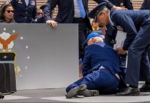 Biden Falls On Stage During US Air Force Academy Graduation Ceremony