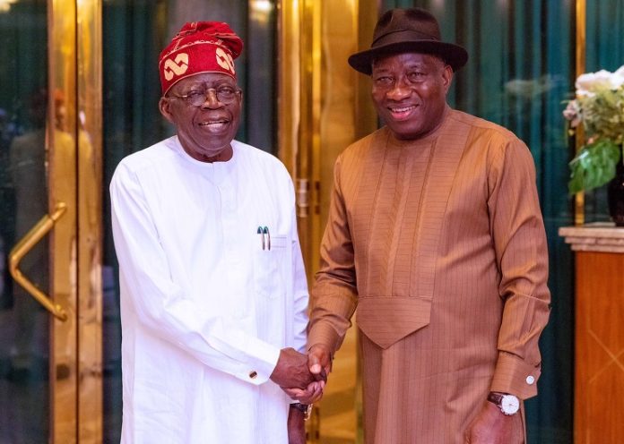 Jonathan meets Tinubu