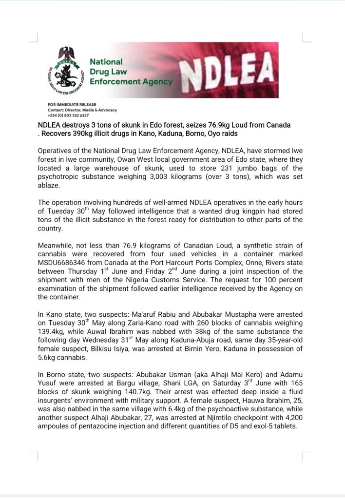 NDLEA 1 - THEWILL NEWS MEDIA