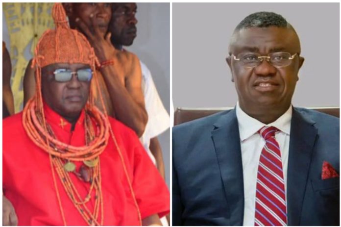 Oba of Benin, His Royal Majesty, Ewuare II, has berated the immediate past Minister of State, Budget and National Planning, Prince Clem Agba