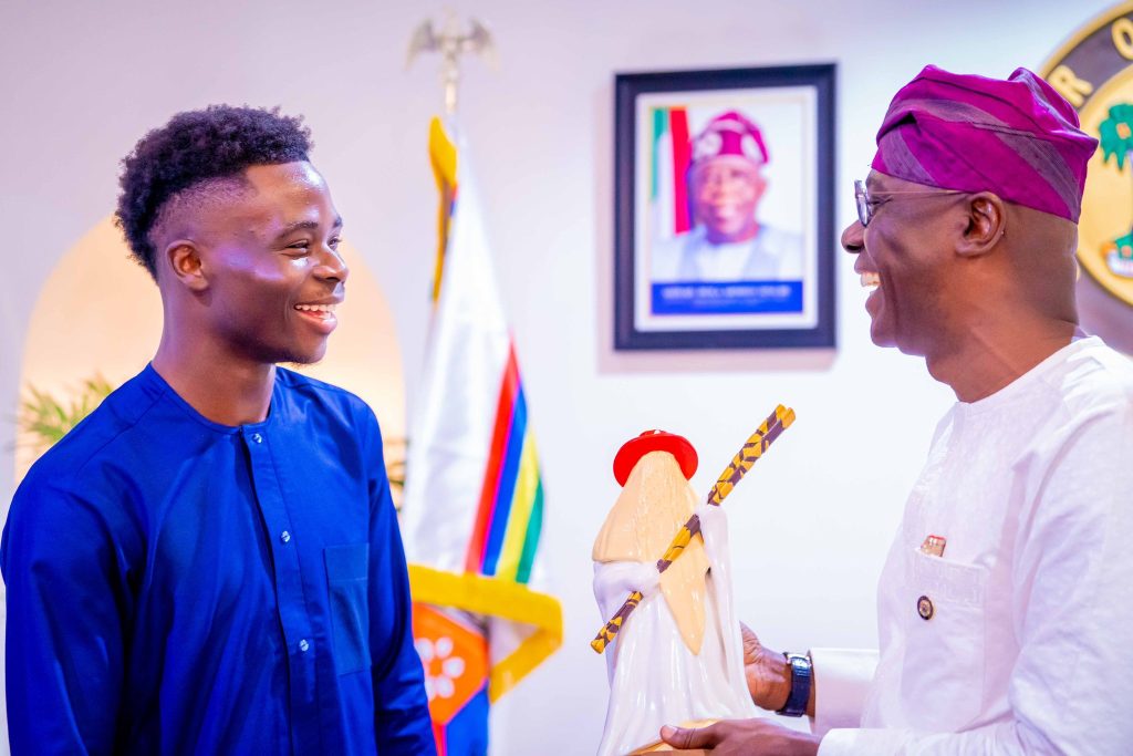 Saka Sanwo-olu smile - THEWILL NEWS MEDIA