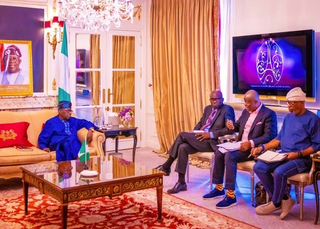 Tinubu in France