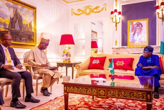 Tinubu in France 1 - THEWILL NEWS MEDIA