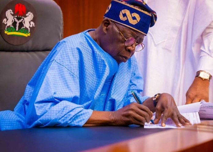Tinubu signs