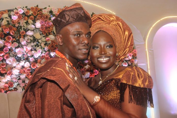 Adeola Olatilo and her partner, Qudus Oganla