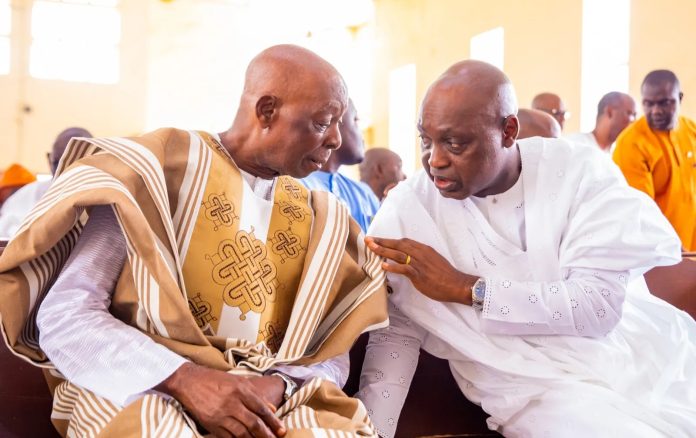 Biodun Oyebanji and Dad