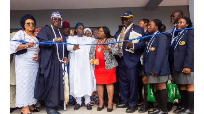 Bisi Onasanya Donates Block of Classrooms, Library to Lagos School