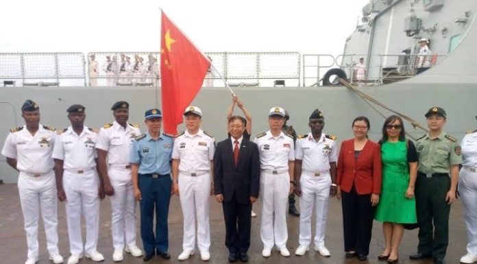 Chinese Warship In Nigeria:Gulf Of Guinea