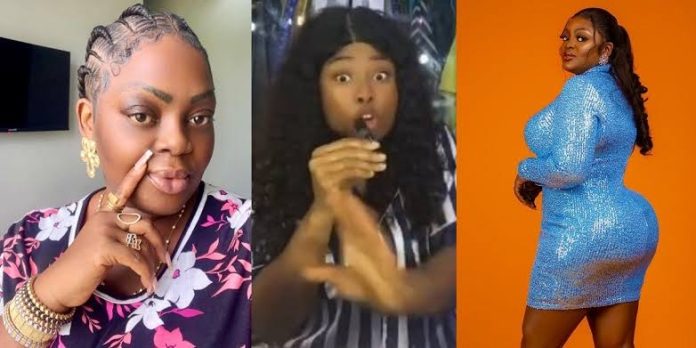 Eniola Badmus, has arrested a Nigerian lady known as Oge