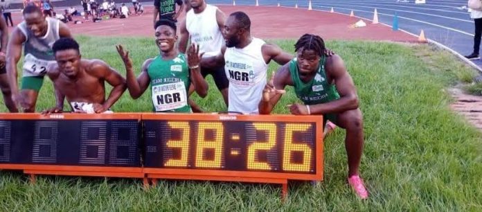 Nigerian men 4x100m relay team