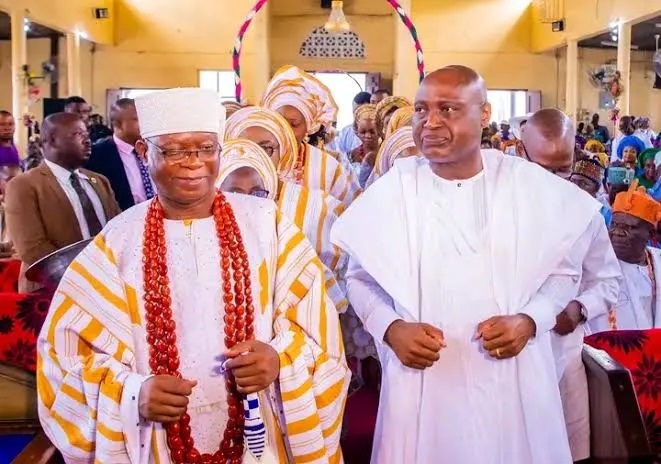 Oba Joseph Adewole and Biodun Oyebanji